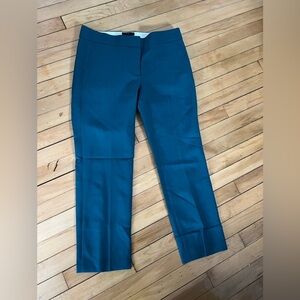 NWT J.Crew Campbell wool blend teal dress pants business casual women‎ work wear